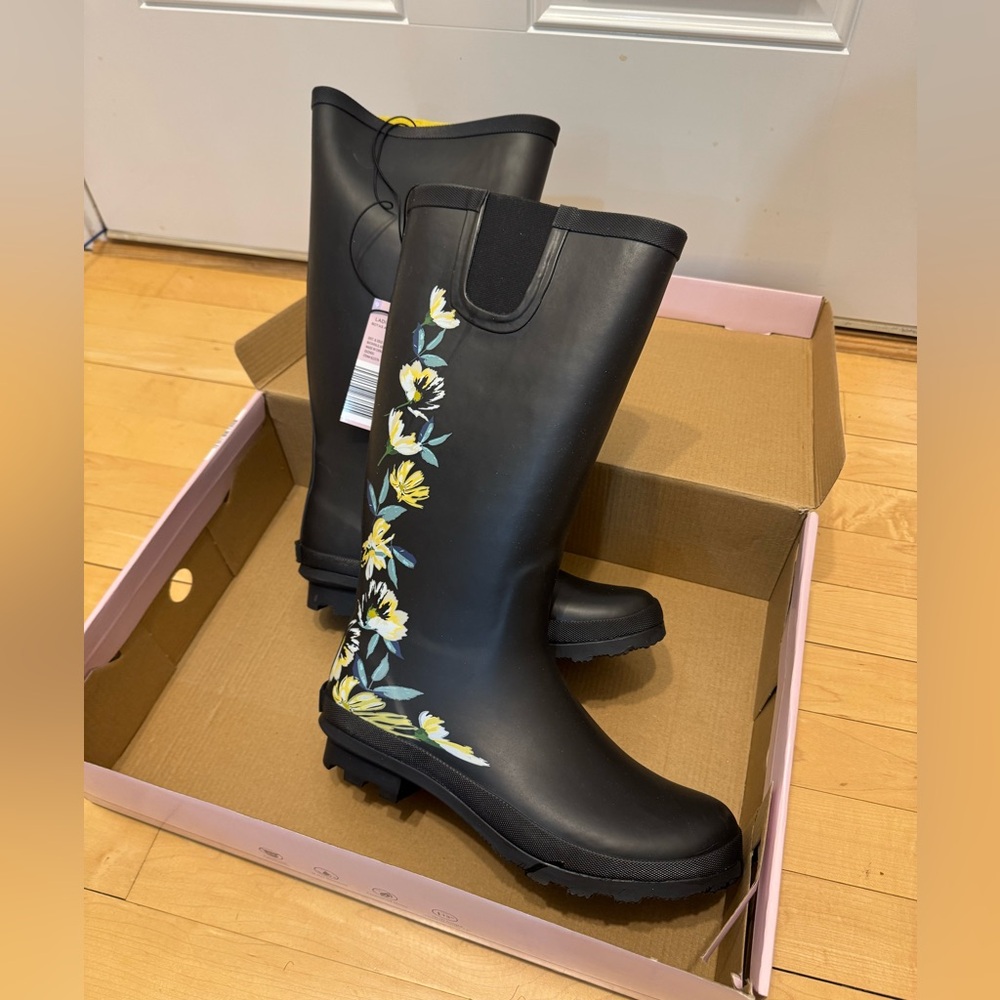 Brand new rain boots.